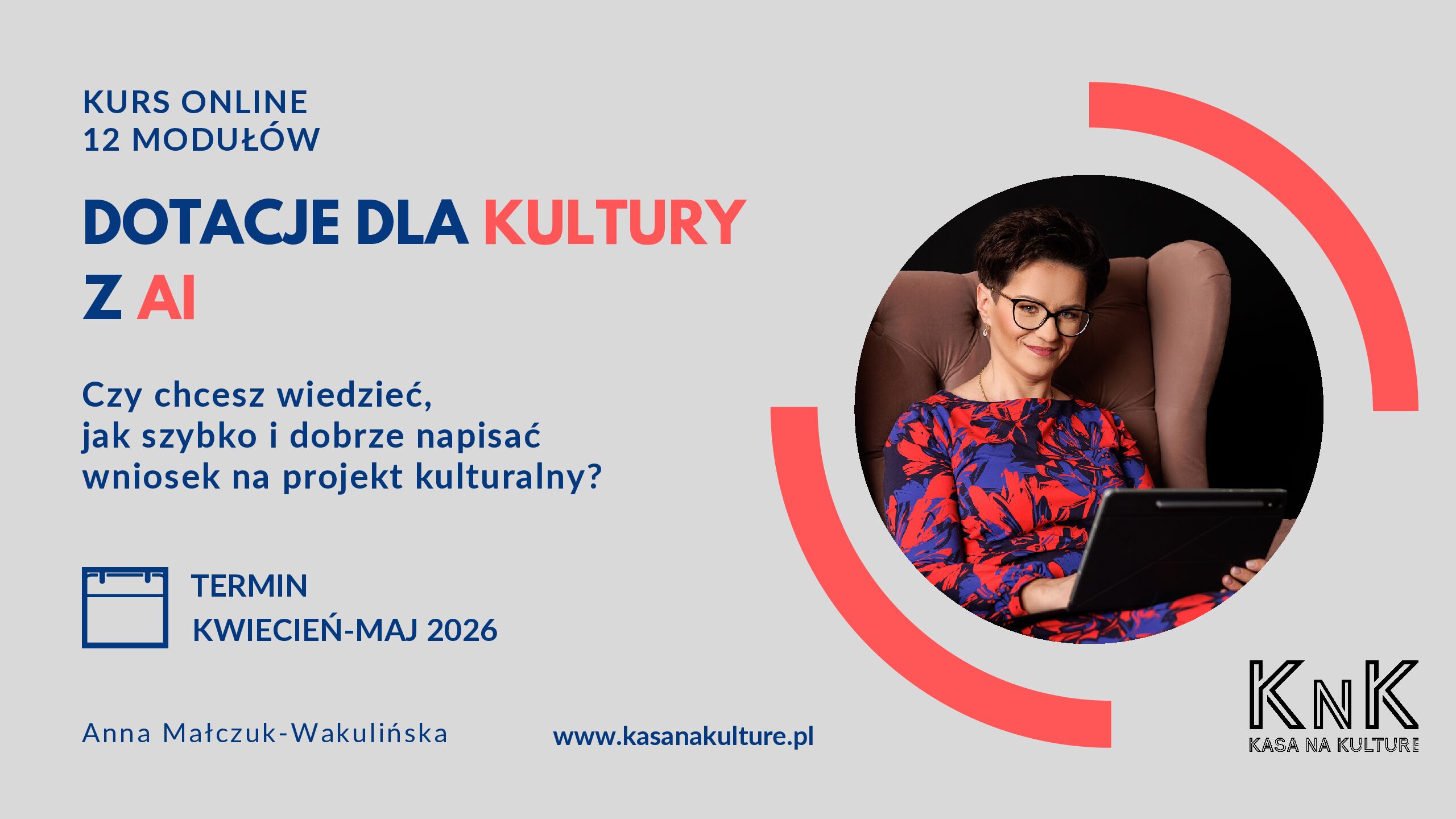 Dotacje dla kultury z AI. Kurs